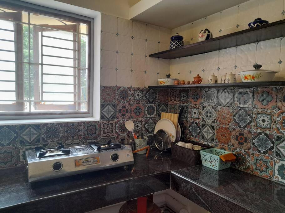A Chettinad Villa In Coimbatore On The Way To Adiyogi And Nearer To Maruthamalai Eksteriør bilde