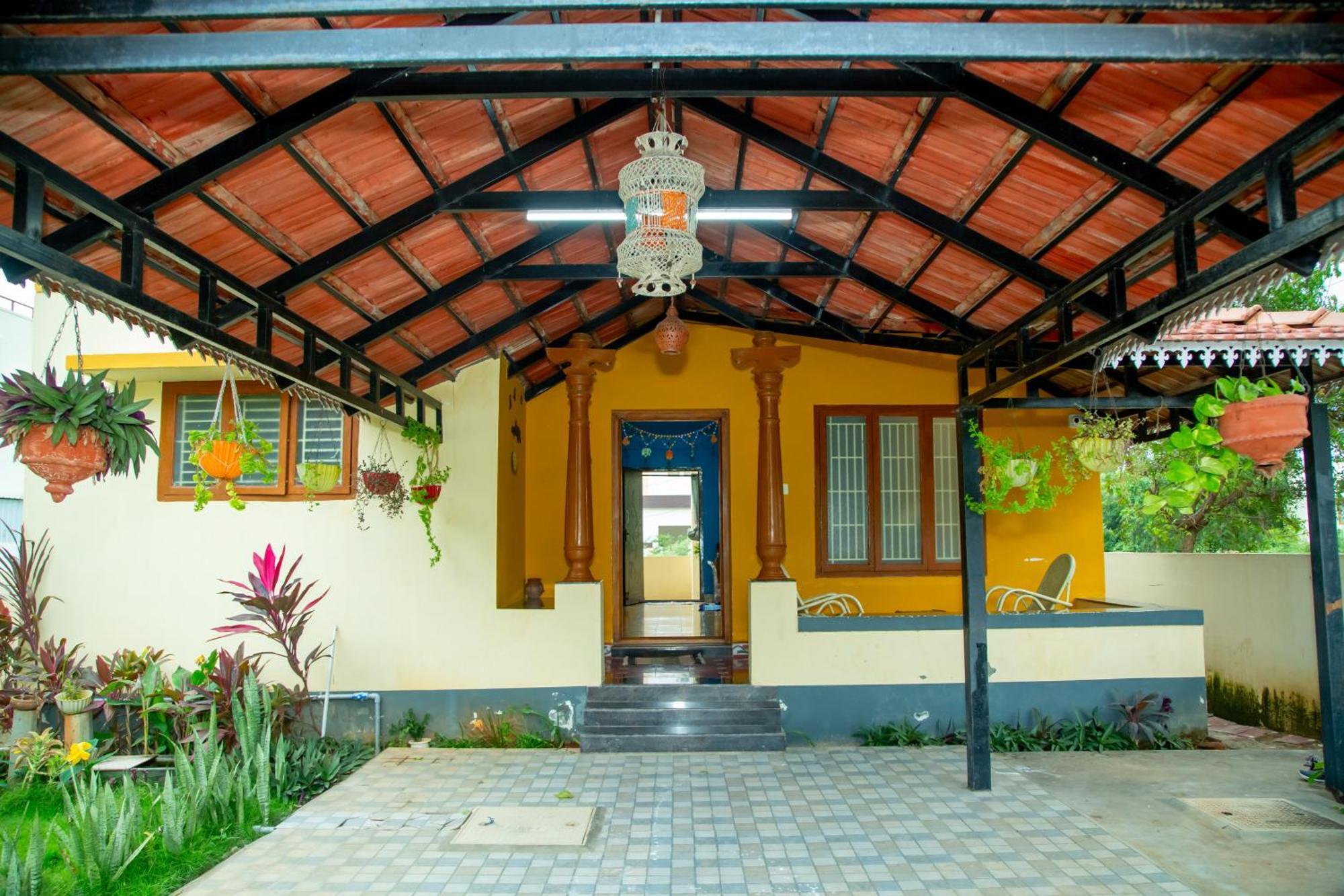 A Chettinad Villa In Coimbatore On The Way To Adiyogi And Nearer To Maruthamalai Eksteriør bilde