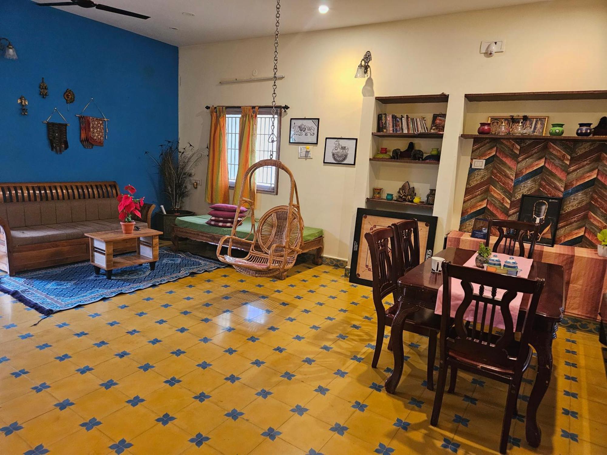 A Chettinad Villa In Coimbatore On The Way To Adiyogi And Nearer To Maruthamalai Eksteriør bilde